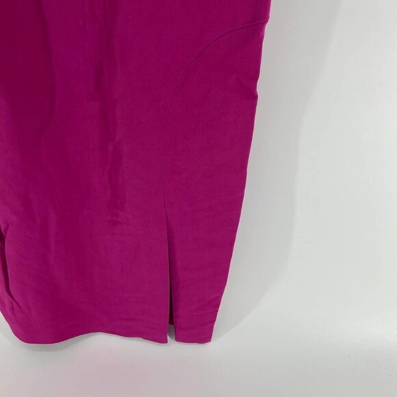 Tracy Reese Fuchsia Spaghetti Strap Slip Pencil Sheath Midi Dress NWT Womens 12 - Picture 3 of 7